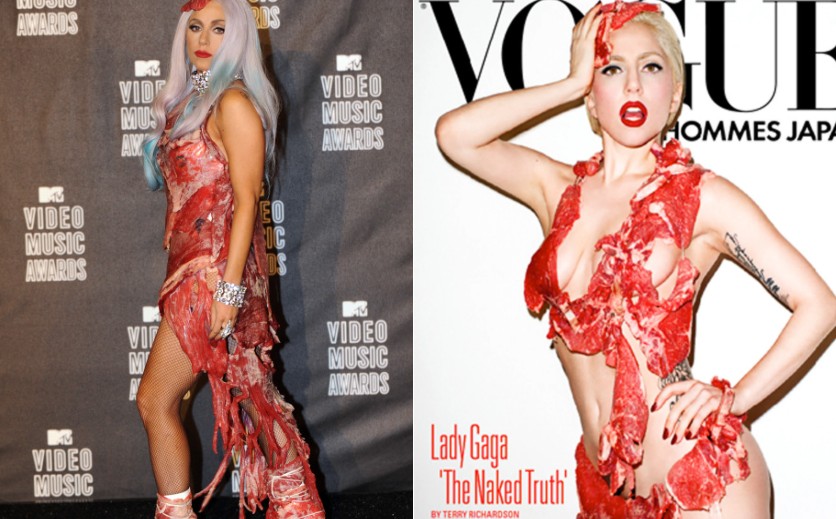 Como vestido de carne de Lady Gaga virou ícone fashion e simbolizou o auge de sua carreira