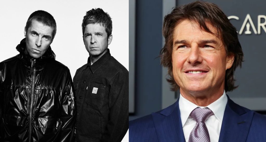 Tom Cruise vai a show do Oasis anos após ser xingado pela banda: ‘Nunca fez um filme bom’