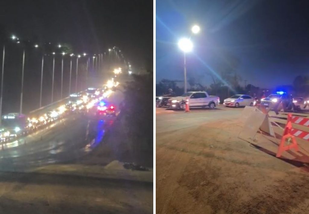 Trânsito é interrompido em avenida de Palmas para passagem de ambulância que transportava órgãos; VÍDEO