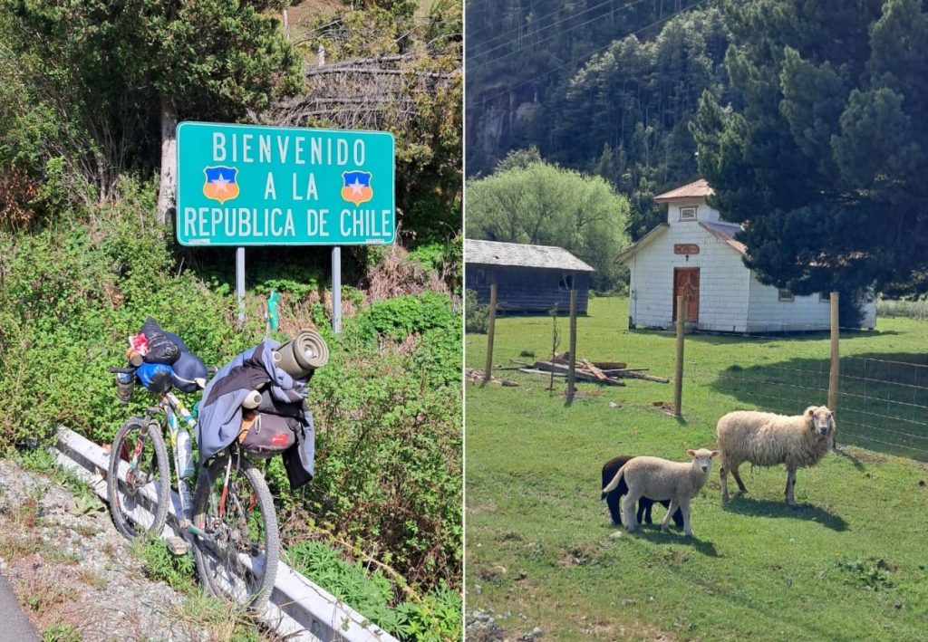 Ciclista que saiu do interior do TO pedalando chega ao Chile e descreve aventura sobre rodas; VÍDEO